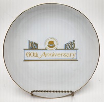 1925-1985 60th Anniversary Giovanni Caboto Club Collector's Plate