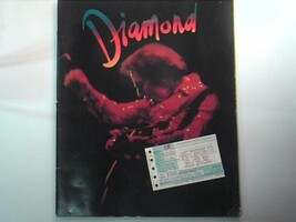 Neil Diamond 1982/83 Hearlight Tour Program Souvenir Book + Used Concert Ticket