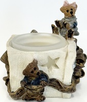Boyds Bears & Friends The Bearstone Collection: "The Gift" Votive Candle Holder 