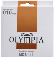 OLYMPIA MDS-116 MANDOLIN STRINGS - 80/20 BRONZE 010-034