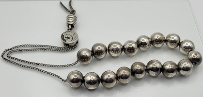 .925 Silver Worry Beads Meditation Beads Prayer Beads 