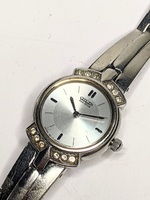 Citizen Eco Drive B023-S043226 Ladies Silver Tone Bracelet Crystals
