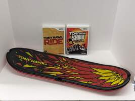 Nintendo Wii Tony Hawk RIDE Shred Big Air Skateboard bundle (no dongle)