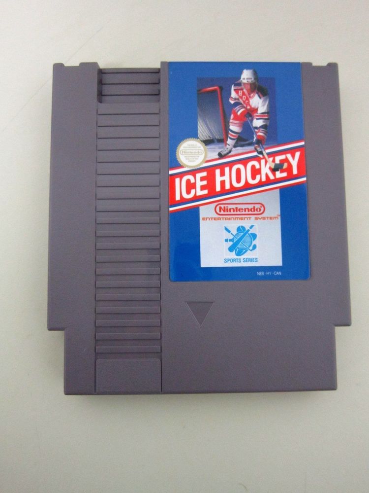 Mattel ICE HOCKEY (1988) NES Nintendo Sport Series Complete Box Manual