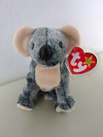 TY Beanie Baby EUCALYPTUS The Koala Bear 1999 Swing Tag Display Box