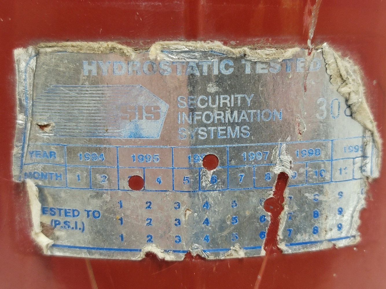 Vintage 1969 Pyrene PDC20C 20lb Dry Chemical Fire Extinguisher