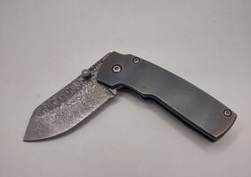 Damasteel Replica Frame Lock "Diotte" 3 Inch Folding Knife Collectible