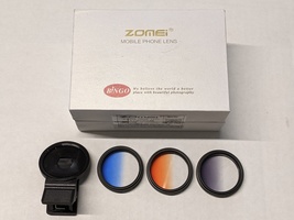 ZOMEi 37mm Professional Cell Phone Camera Graduated Polarizer Lenses Clip On