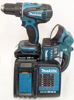 MAKITA 18V LXT 1/2" Drill/Driver / LED Flashlight/Radio + 1.5Ah Battery/Charger