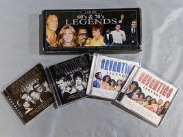 60's & 70's Legends 4 CD set - Musicbank Ltd APWCD4407