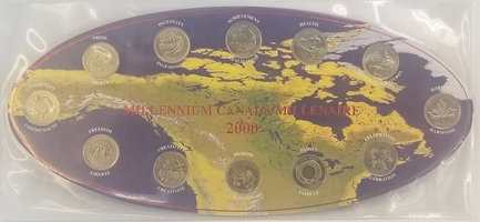 2000 MILLENNIUM CANADA QUARTER SET