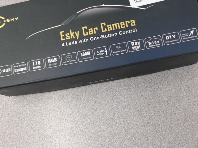 Esky EC180-36 4 Led 170Â° Licence Plate Vehicle Backup Camera