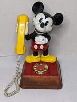 RARE VINTAGE The Mickey Mouse Phone Rotary Dial Telephone Disney