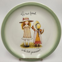 Holly Hobbie Collection Edition "A True Friend...." Collector's Plate