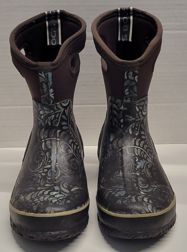 Bogs Women's Classic Mid Fern Boots US Size 7 Waterproof Insulated