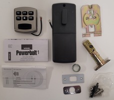 Weiser Powerbolt 1 Keyless Entry Touchpad Deadbolt Electronic Lock *Satin Nickel