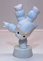 1985 Precious Moments 101842 "SMILE ALONG THE WAY" Clown Figurine 