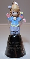 2006 Precious Moments "Warm Heart Warm Hand Warm Wishes" Bell Ornament 