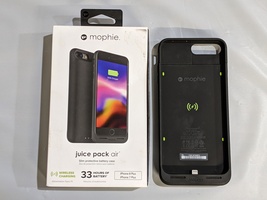 Mophie Juice Pack Air Battery Case For Apple iPhone 7 Plus & 8 Plus Black Qi