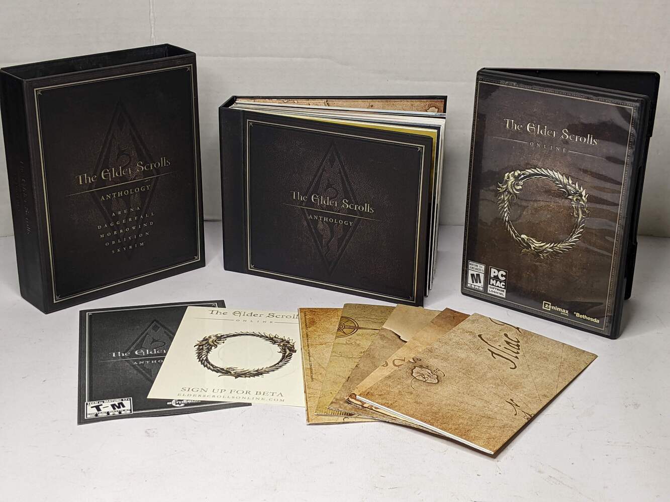 The Elder Scrolls Anthology PC 5 Games 9-Disc Complete + All Maps