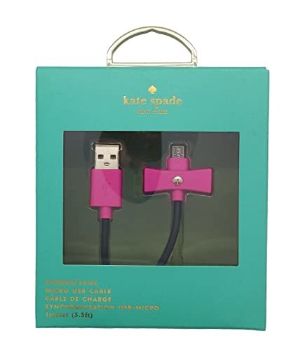 Kate Spade New York 3.3' Micro USB Charge & sync Cable KSPW-224-VSBLK
