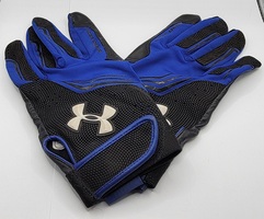 Under Armour Batting Gloves Adult Size XL - Black and Blue