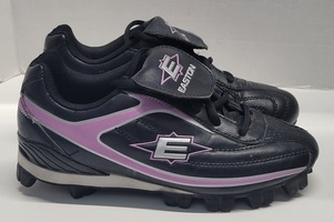 Easton Women's Baseball Cleats Size U.S. 7 - Black & Purple