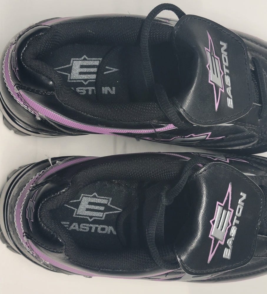 Easton Women's Baseball Cleats Size U.S. 7 Black & Purple Avenue
