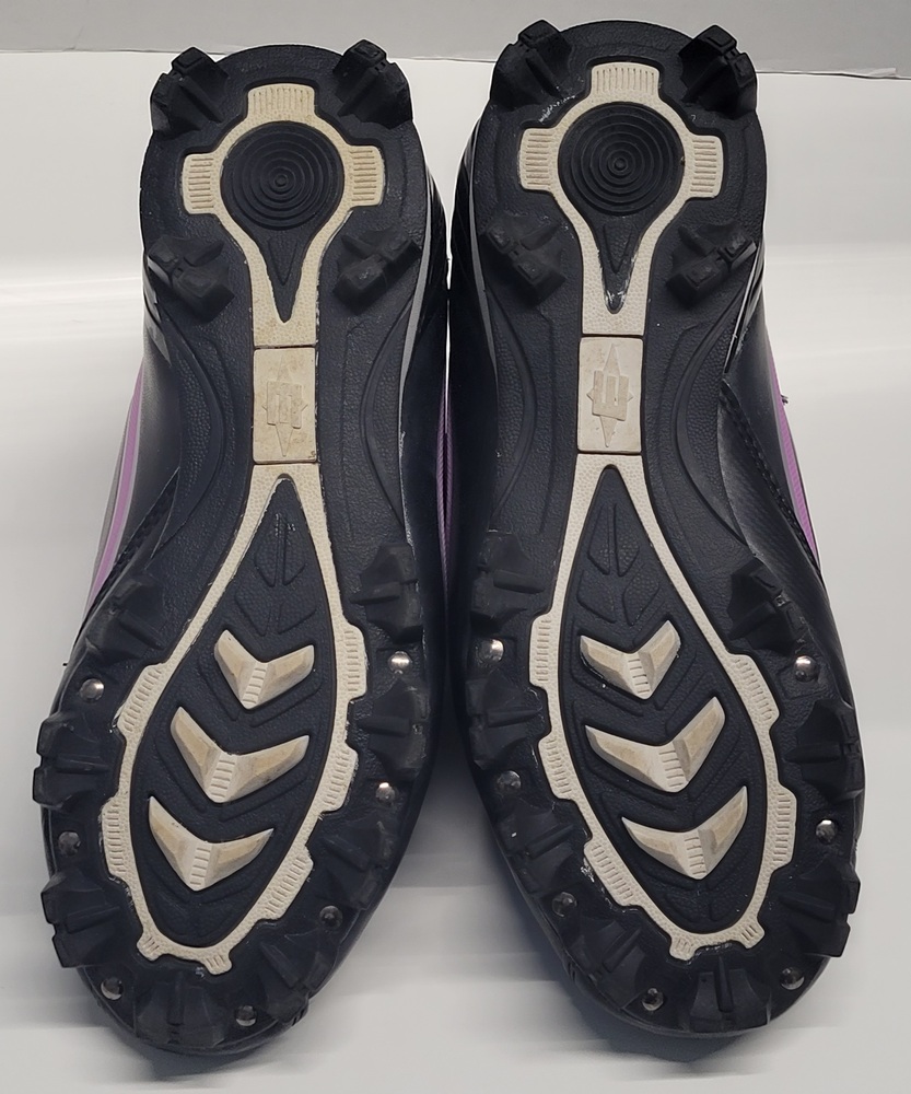 Easton Women's Baseball Cleats Size U.S. 7 Black & Purple Avenue