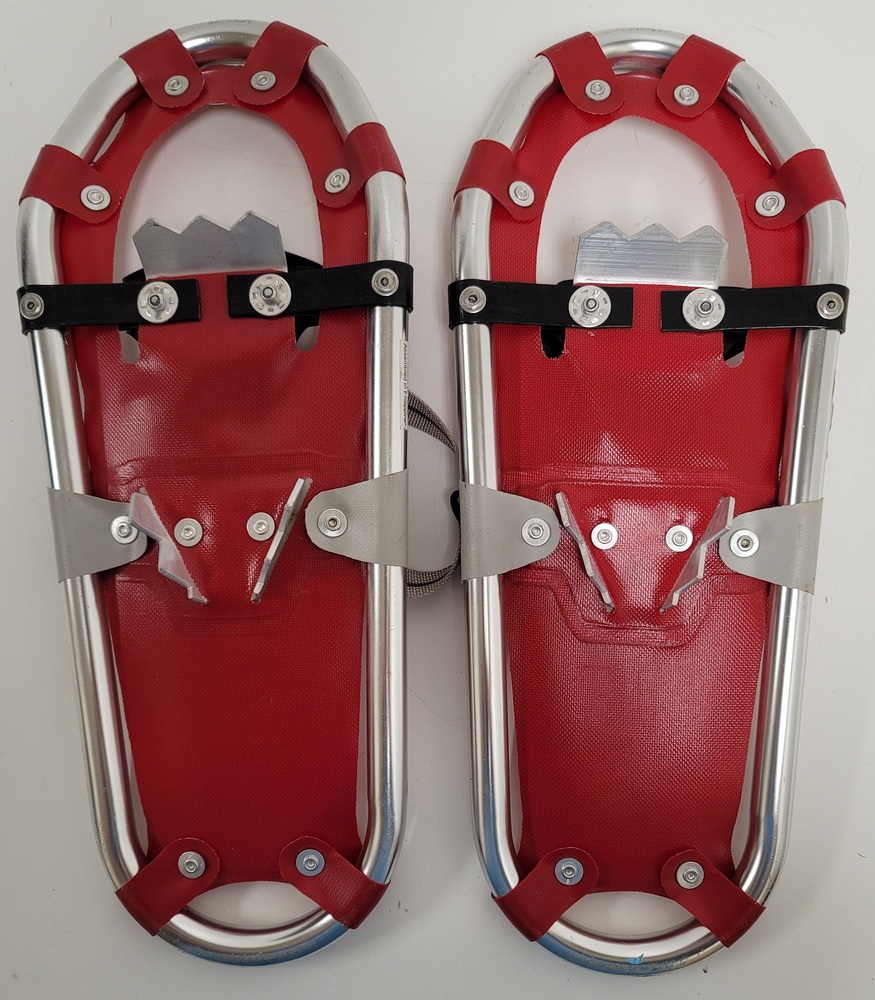 Atlas Treeline Unisex Adult Snowshoes | Anthracite/Red, 64cm Length, For Hiking & Mountain Terrain (54-91 Kg)
