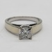 Michael Hill 14k White Gold Princess Cut Diamond Solitaire 1.00ct