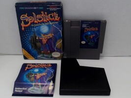 SOLSTICE THE QUEST FOR THE STAFF OF DEMNOS **NES ** 1990 ** COMPLETE**