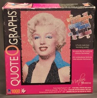 SURE-LOX QUOTE O GRAPHS - MARILYN MONROE 1000 PIECE PUZZLE **PLUS WALL POSTER**