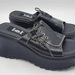 L.E.I. Vintage 90's Platform Wedge Sandals Size 7 - Black