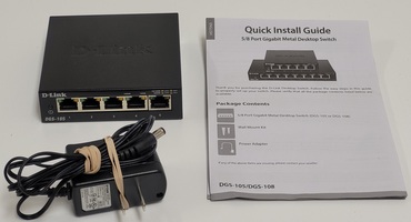 D-link 5-port gigabit metal desktop switch 