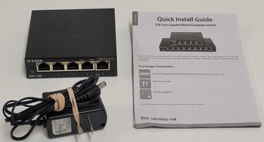 D-link 5-port gigabit metal desktop switch 