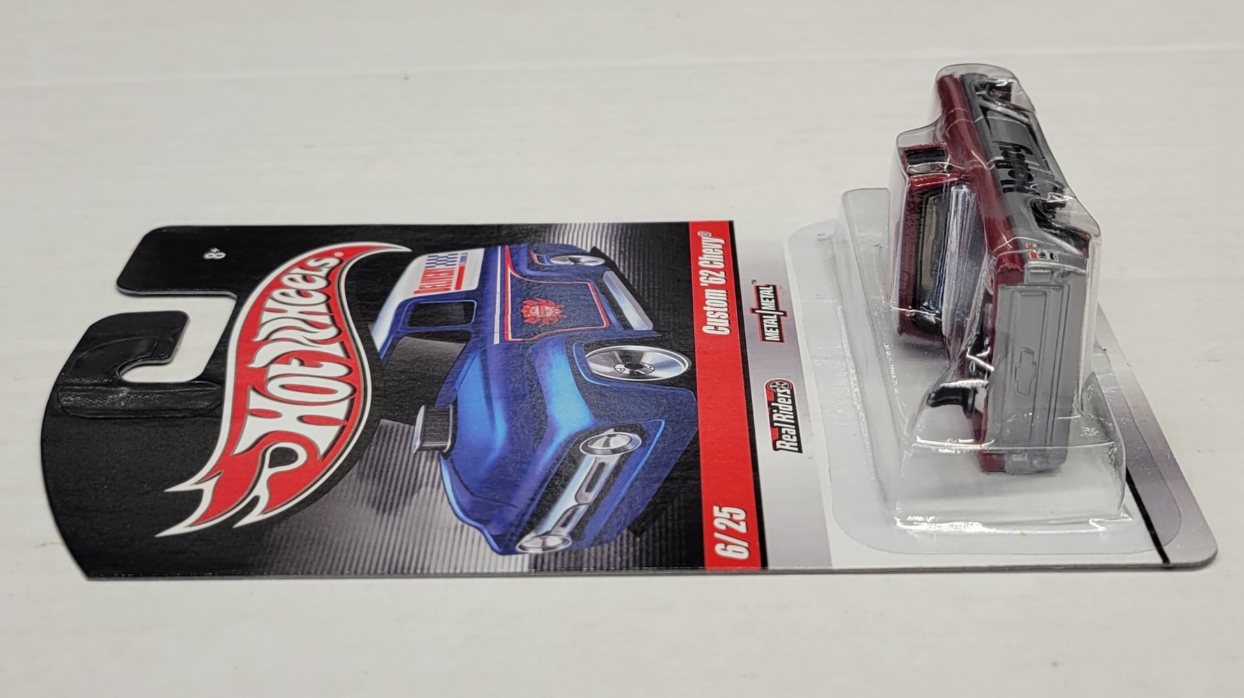 Hot Wheels Red Line Custom '62 Chevy Pick Up Truck Holley 2009 Real Riders