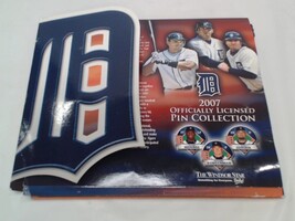 Detroit Tigers 2007 Officially Licensed Pin Collection Complete Set with Folder