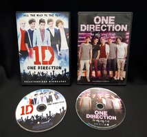 ONE DIRECTION DVD'S - THE ONLY WAY IS UP/ALL THE WAY TO THE TOP
