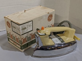Vintage GE General Electric Iron Steam & Dry Harvest FS56HA Original Box