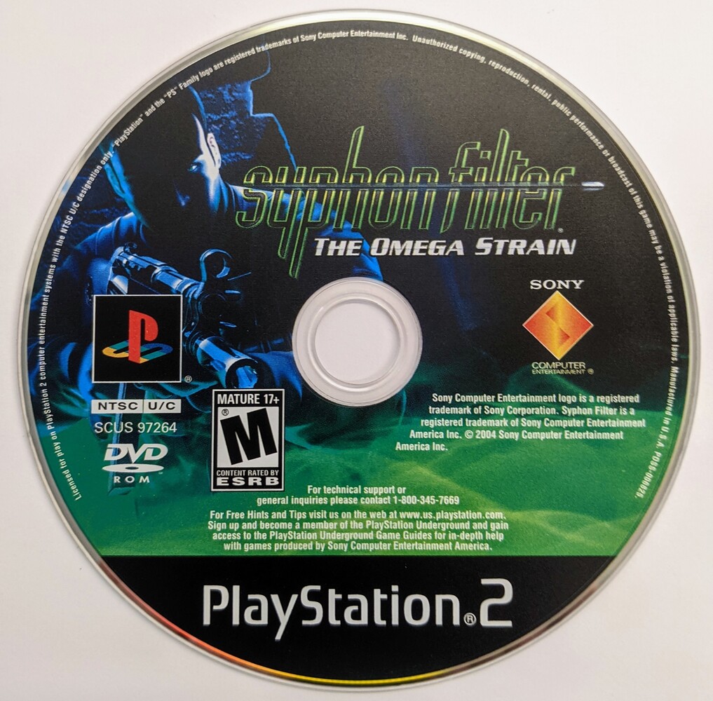 Syphon Filter 2 Playstation PS1 Video Game Discs Only Tested