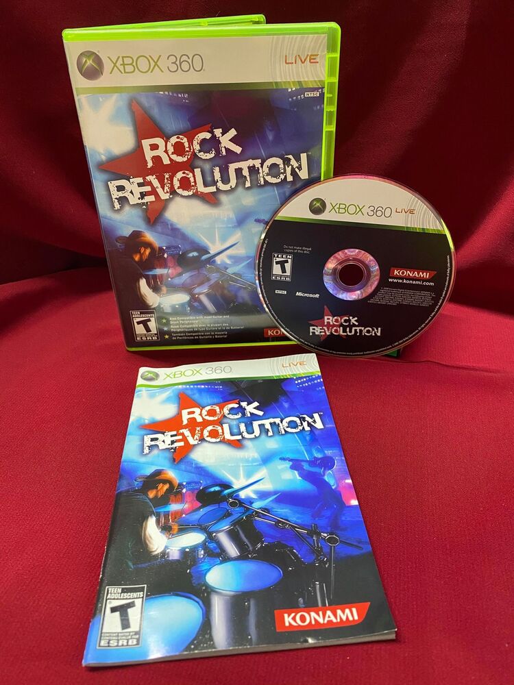 Jeu ROCK REVOLUTION Pour Xbox 360 - Complet Avec Manuel - En Bon état