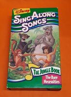 DISNEY SING ALONG SONGS THE JUNGLE BOOK - THE BARE NECESSITIES - VHS