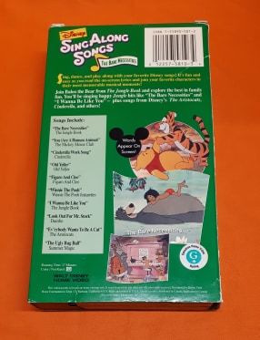 DISNEY SING ALONG SONGS THE JUNGLE BOOK - THE BARE NECESSITIES - VHS