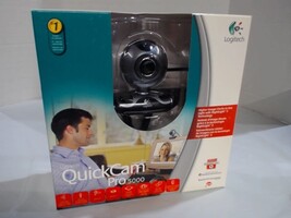 Logitech QuickCam Pro 5000 Webcam Windows 2000,XP OR VISTA (in Box)