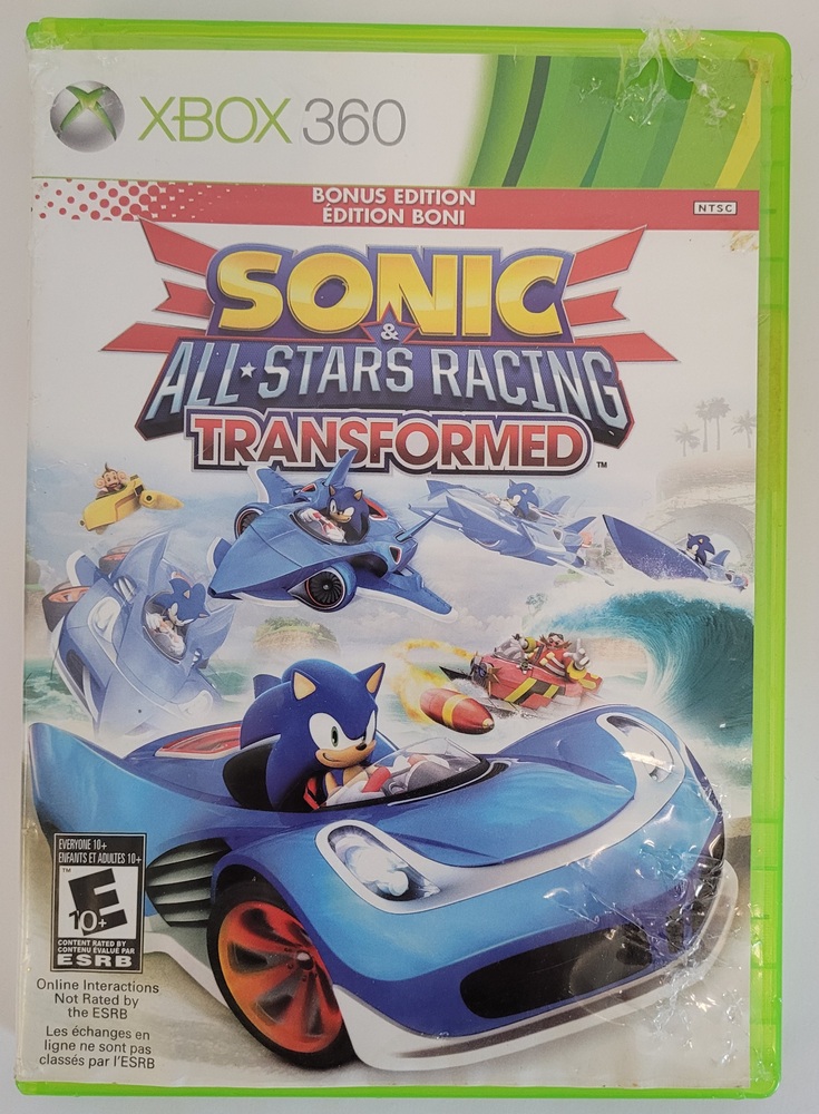 Sonic and all stars racing transformed bonus edition xbox 360