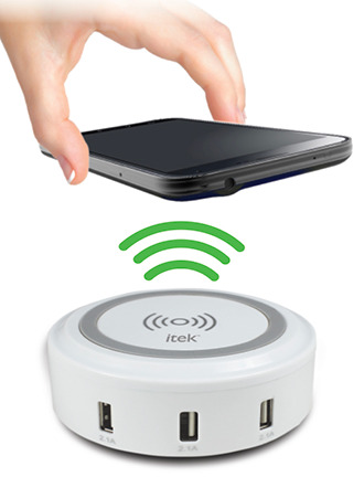 ITEK QI WIRELESS CHARGING 3-IN-1 CHARGING HUB PLUS (BLACK) New in Box |  Avenue Shop Swap & Sell