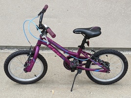 CCM Flow Kids Youth Bike, Purple, 16-inch