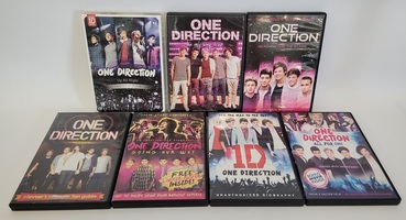 ONE DIRECTION DVD SET OF 7