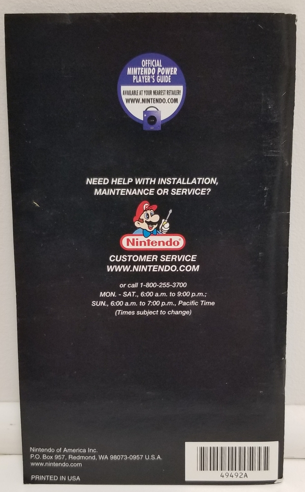 METROID PRIME INSTRUCTION BOOKLET NINTENDO GAMECUBE Avenue Shop Swap